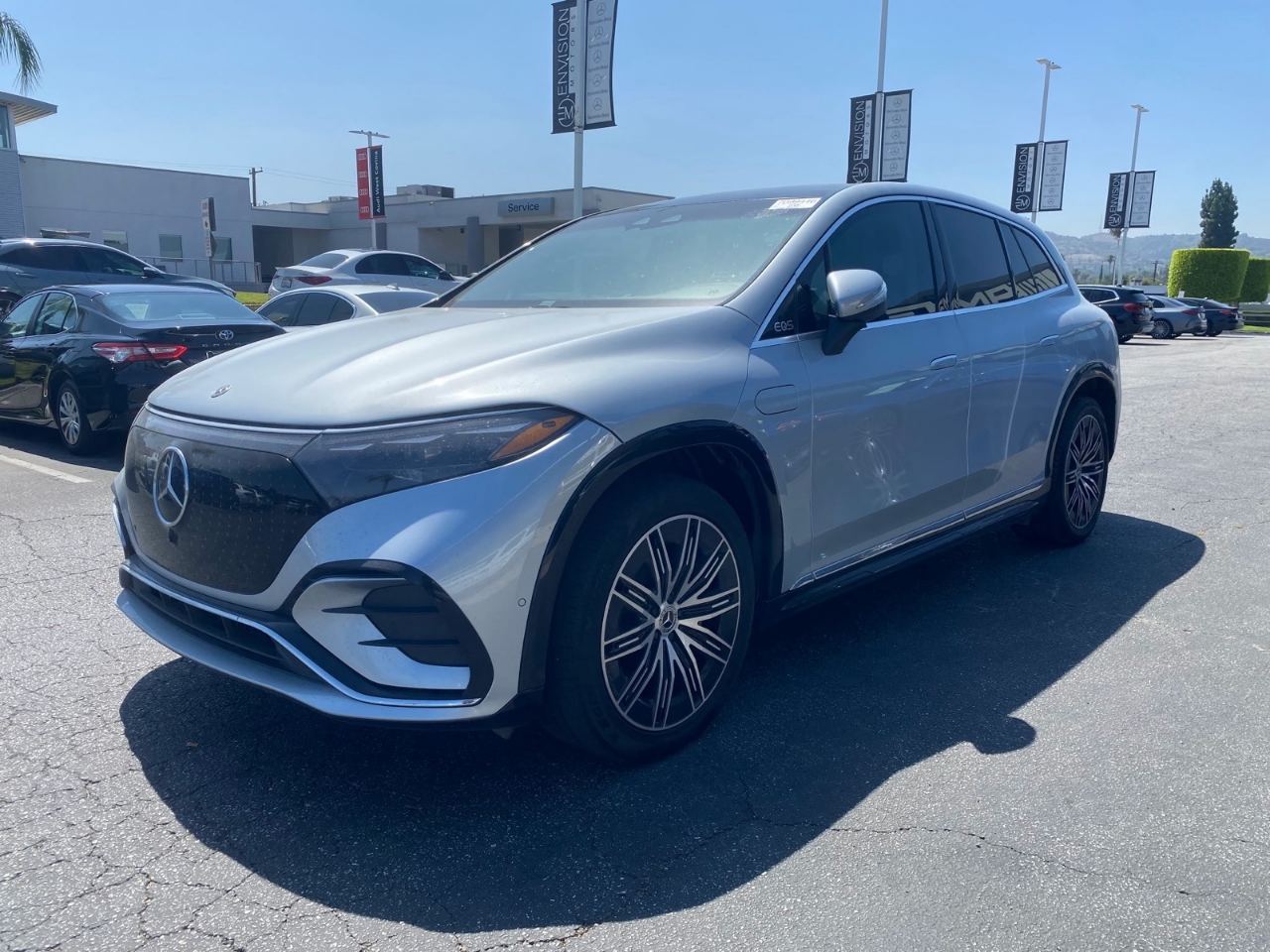 Certified 2023 Mercedes-Benz EQS SUV Base with VIN 4JGDM4EB5PA003211 for sale in West Covina, CA