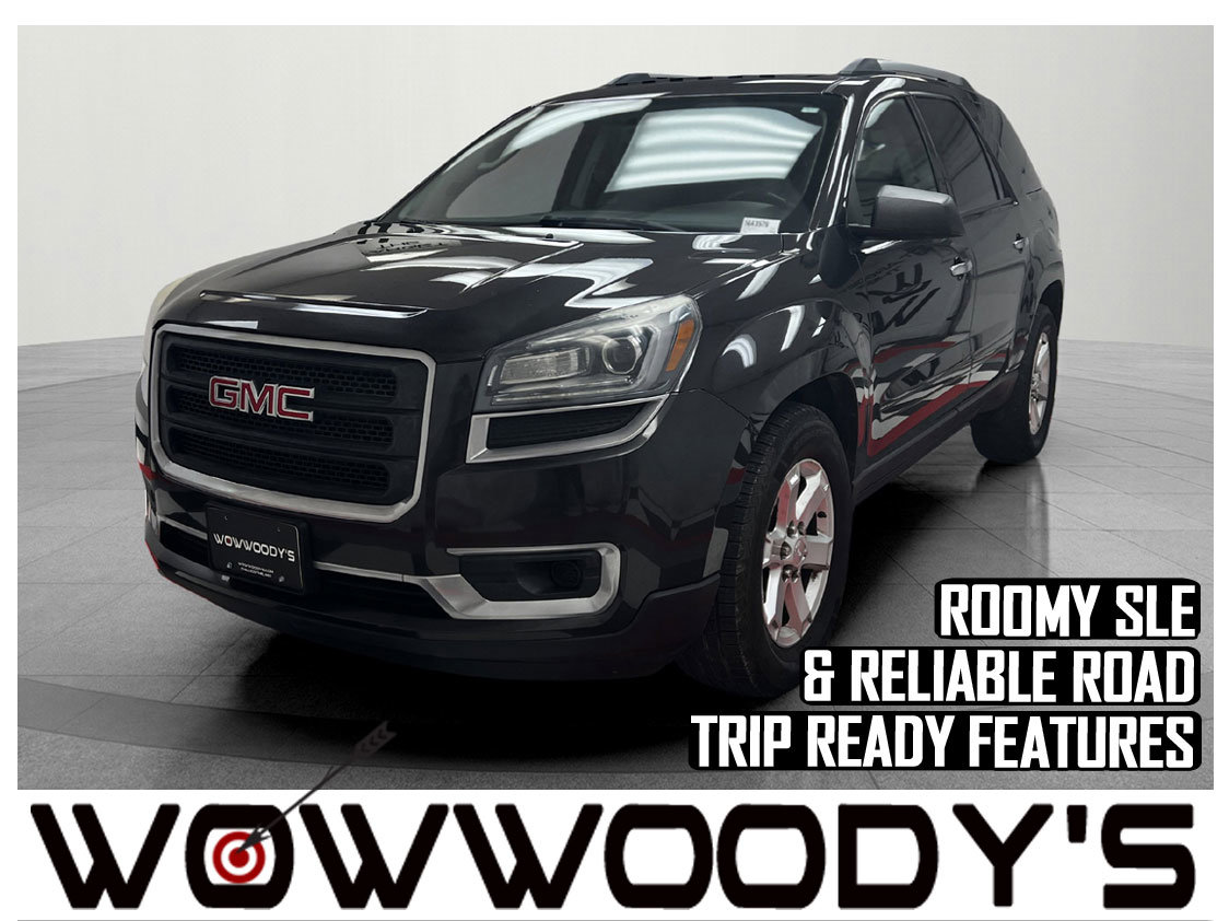 Used 2016 GMC Acadia SLE AWD 3.6L V6 Dual Pane Sunroof Tow Package Heated Seats Third Row Seating