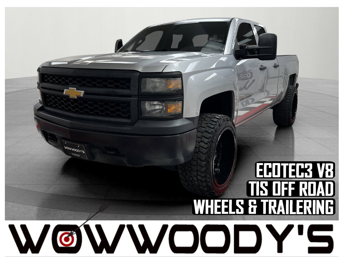 Used 2015 Chevrolet Silverado 1500 Work Truck Extended Cab 4X4 5.3L Ecotec3 V8 TIS OFF Road Wheels Trailering Package Media Center