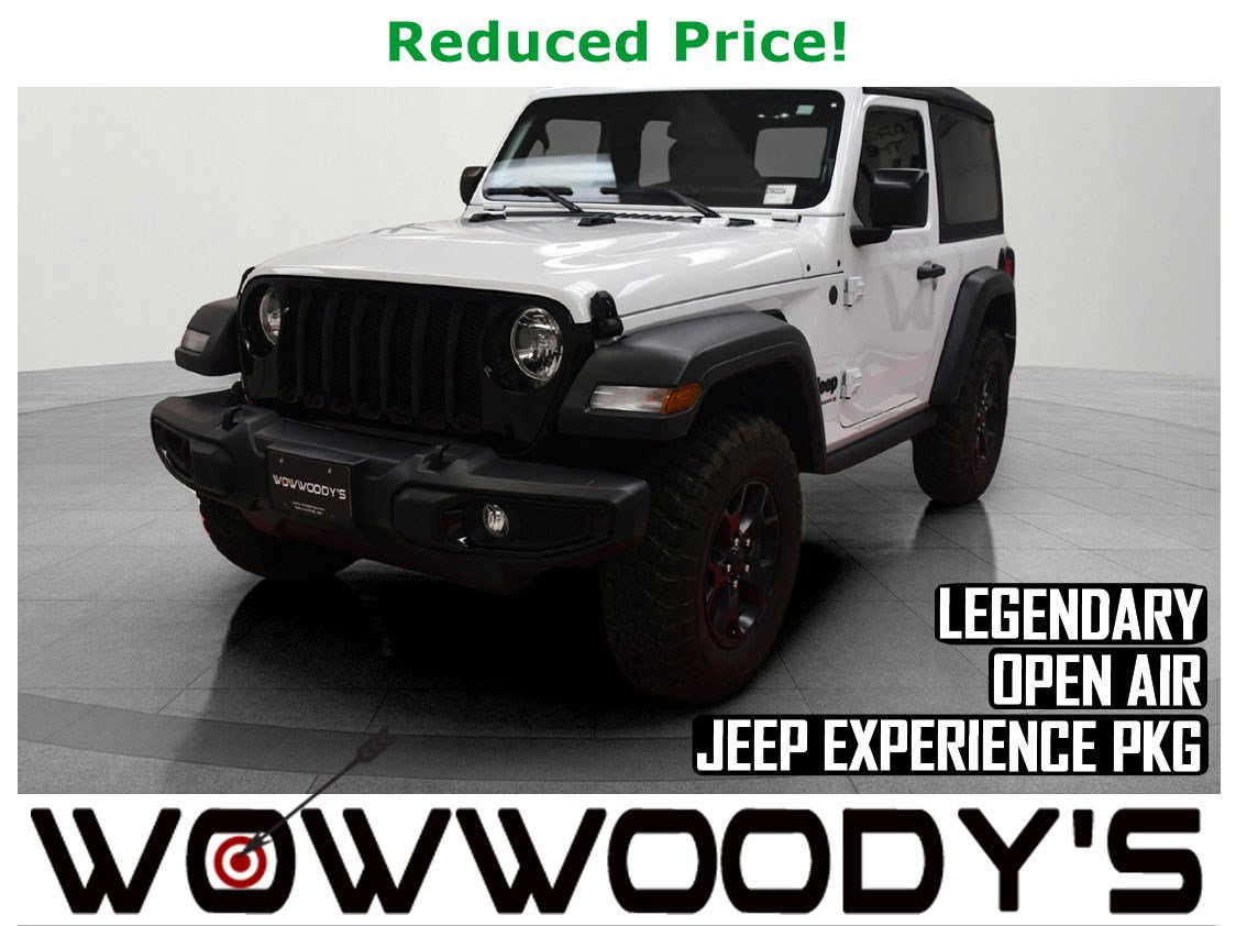 Used 2023 Jeep Wrangler Willys Sport 4X4 2.0L I4 Turbo 22K Preferred Package Touch Screen Media Center Backup Camera