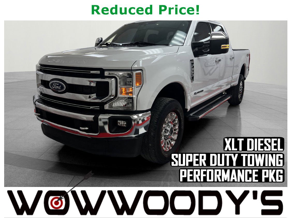 Used 2022 Ford Super Duty F-350 SRW XLT Crew Cab 4X4 6.7L V8 Power Stroke Turbo Diesel Tow Package Bed Liner Running Boards
