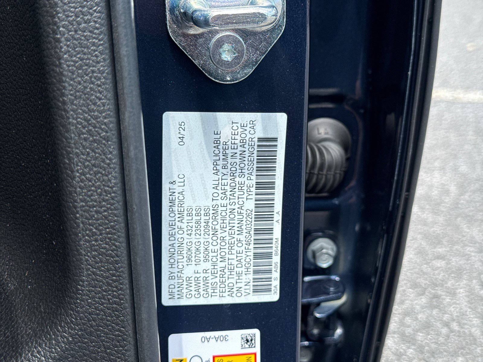 2025 Honda Accord SE photo 26