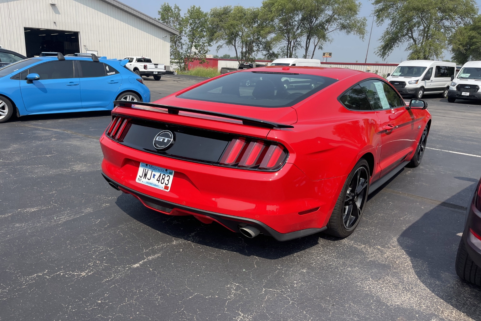 Used 2017 Ford Mustang GT with VIN 1FA6P8CF3H5291506 for sale in St. Cloud, Minnesota