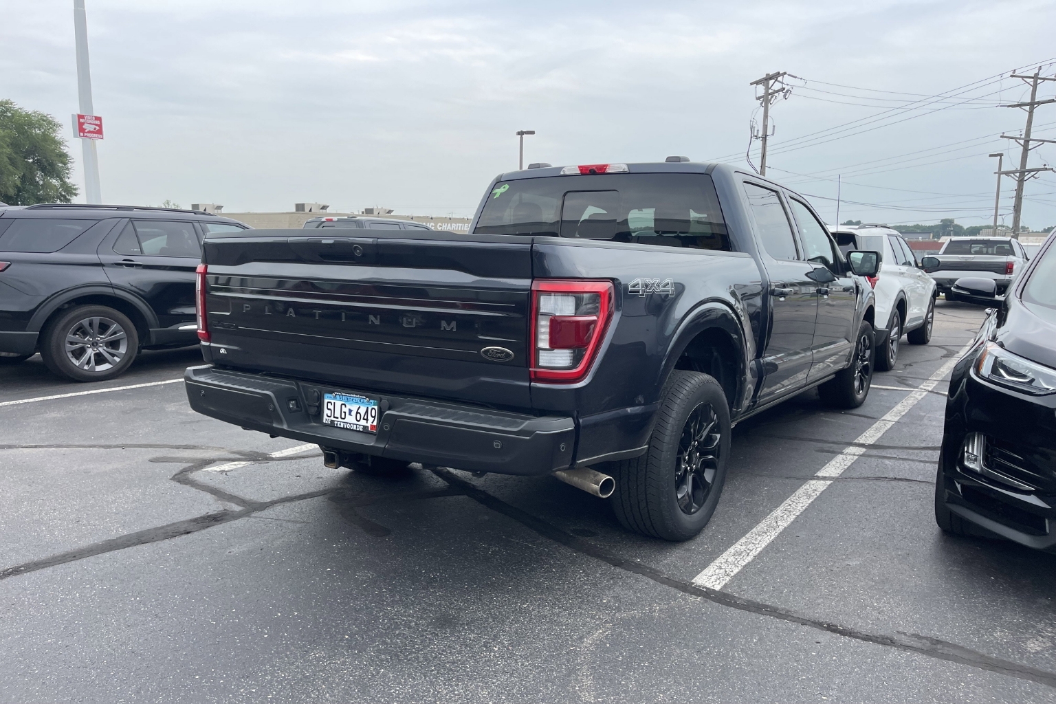 Used 2022 Ford F-150 Platinum with VIN 1FTFW1E50NFB07105 for sale in St. Cloud, Minnesota