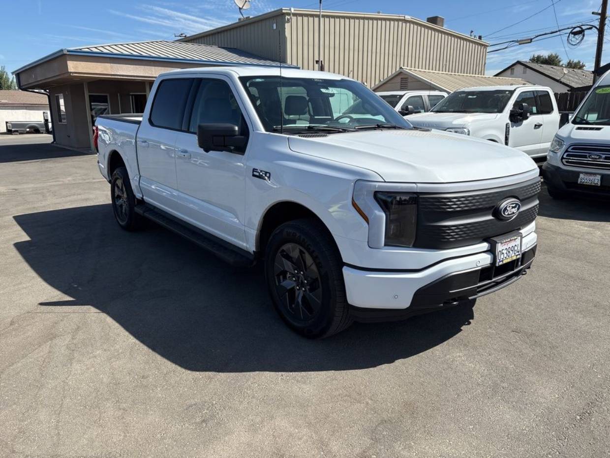 Used 2025 Ford F-150 Lightning Flash with VIN 1FT6W3LU3SWG13478 for sale in Exeter, CA