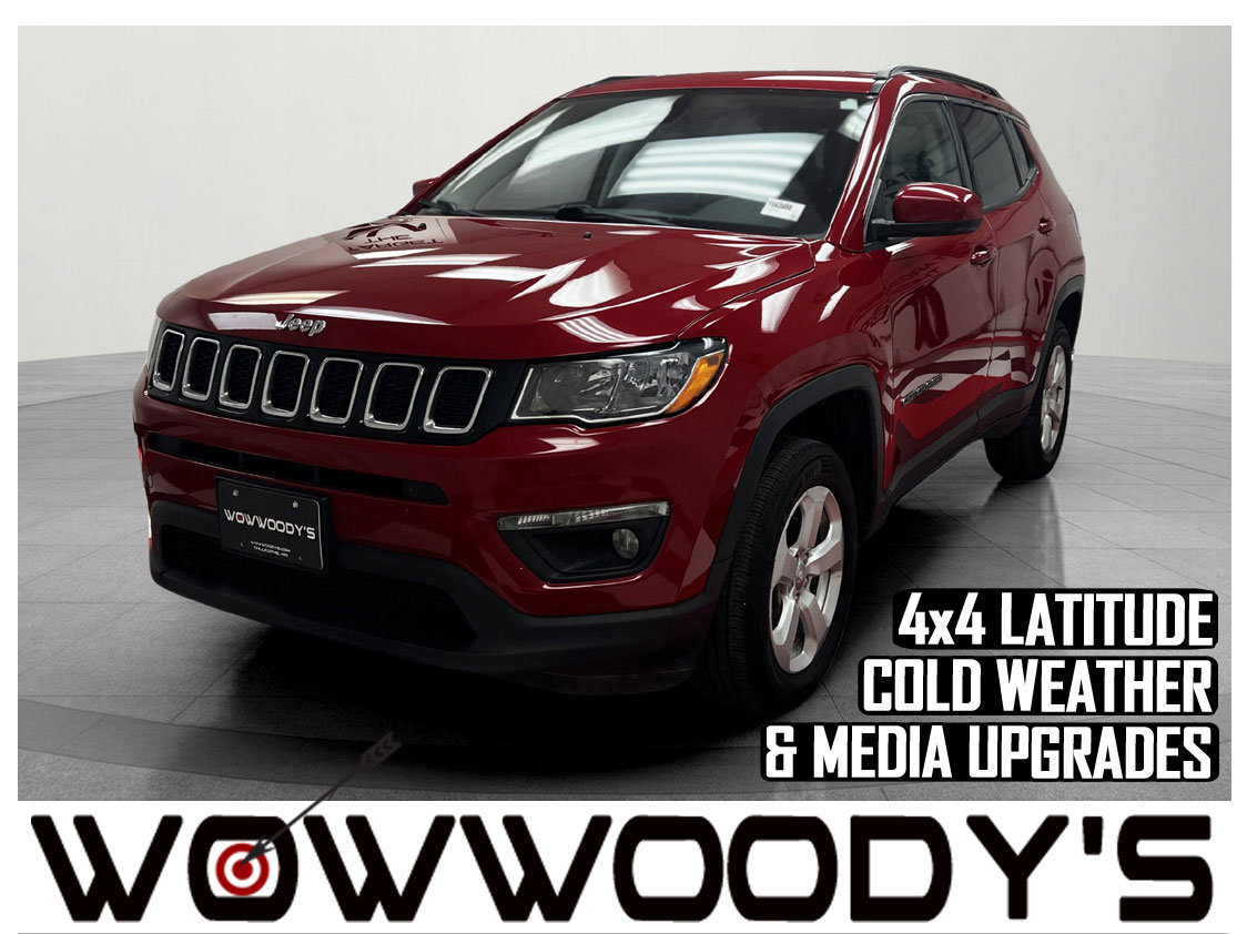Used 2019 Jeep Compass Latitude 4X4 2.4L I4 Cold Weather Group Uconnect4 Media Center Backup Camera