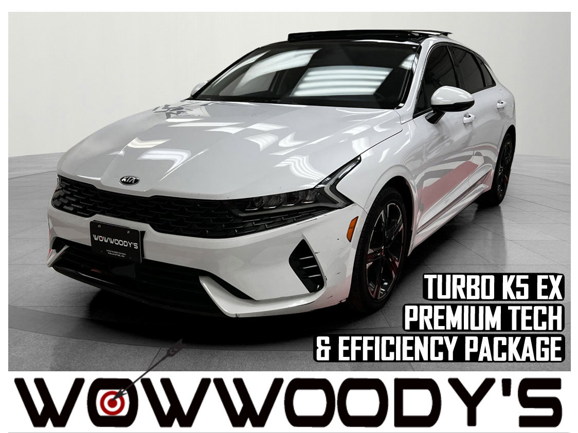 Used 2021 Kia K5 EX FWD 1.6L I4 Turbo EX Premium Package Panoramic Sunroof Leather Heated Cooled Seats