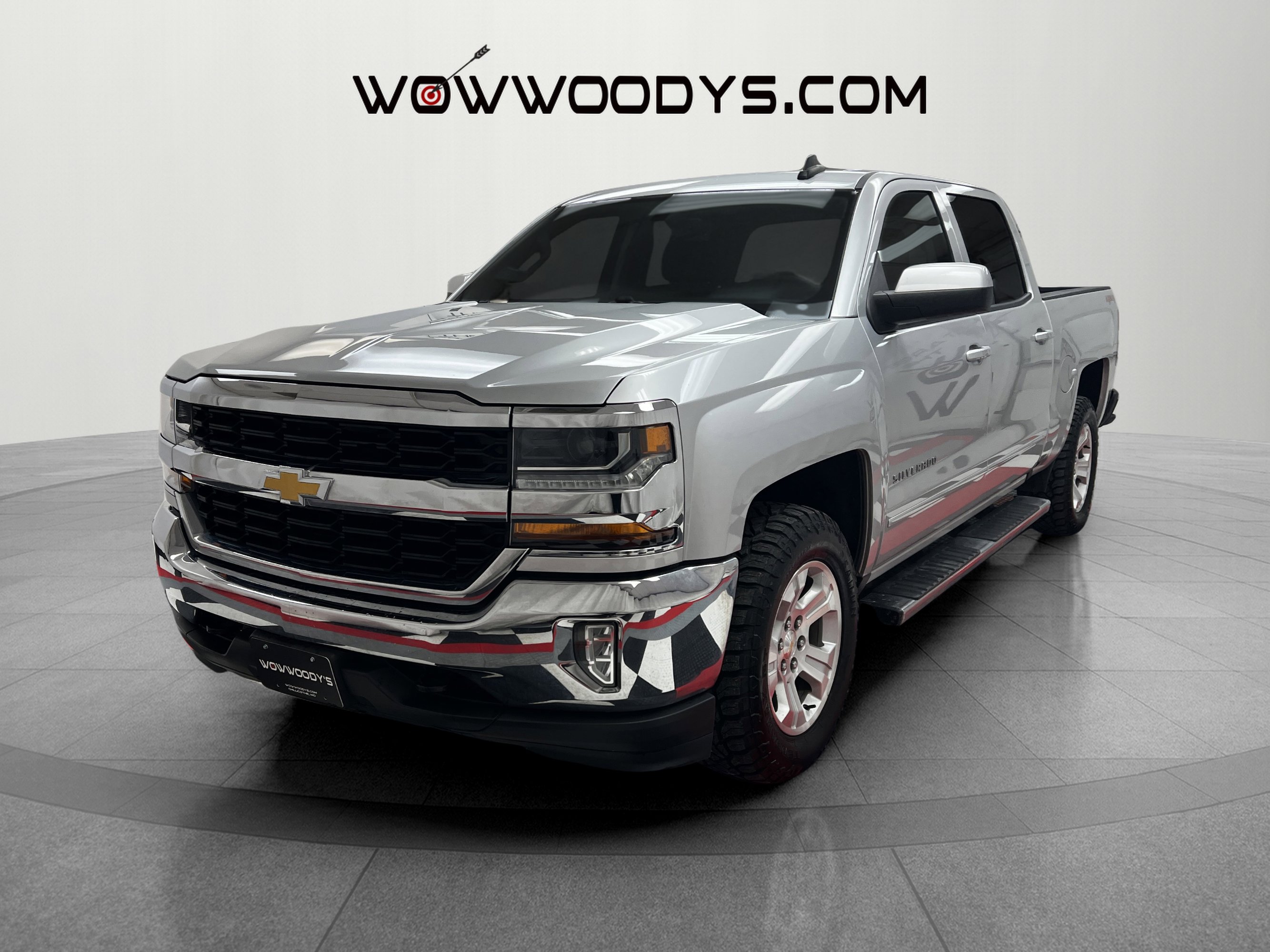 Used 2017 Chevrolet Silverado 1500 LT Crew Cab 4X4 5.3L Ecotec3 V8 ALL Star Edition Trailering Package Bed Liner Running Boards