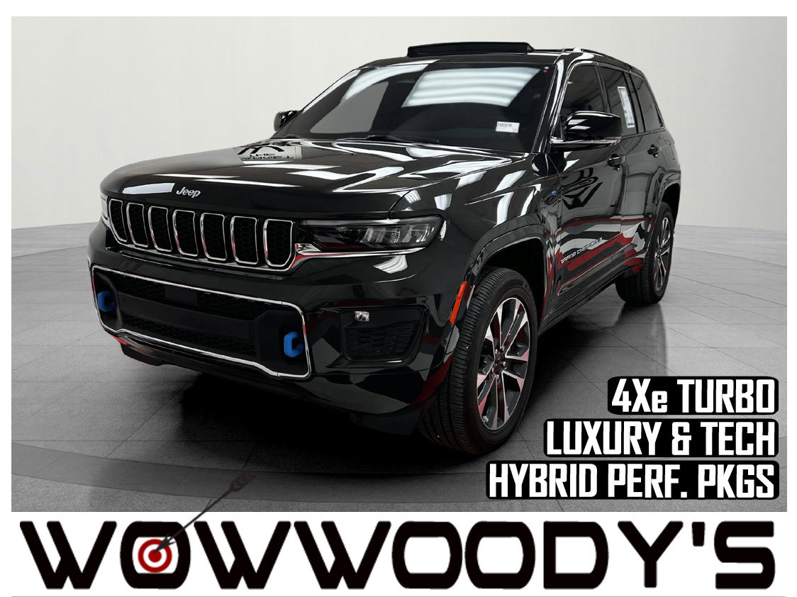 Used 2024 Jeep Grand Cherokee 4XE Overland 4XE 2.0L I4 Turbo Luxury Tech Group IV Leather Heated AND Cooled Massaging Seats Advanced Safety Package