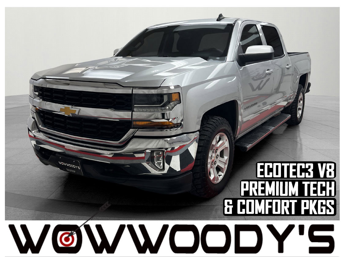 Used 2017 Chevrolet Silverado 1500 LT Crew Cab 4X4 5.3L Ecotec3 V8 ALL Star Edition Trailering Package Bed Liner Running Boards