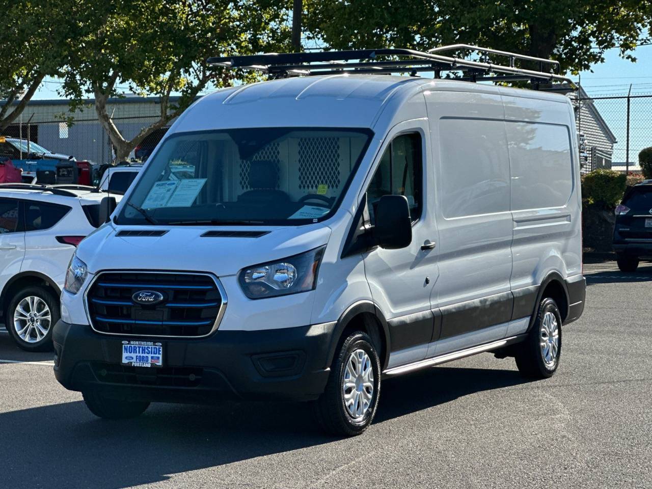 Used 2022 Ford E-Transit Cargo Van Base with VIN 1FTBW9CK0NKA41684 for sale in Portland, OR