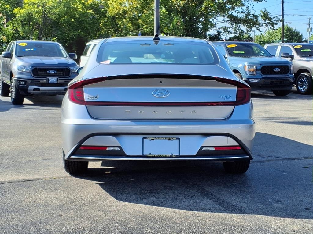 2022 Hyundai Sonata Hybrid Blue photo 3