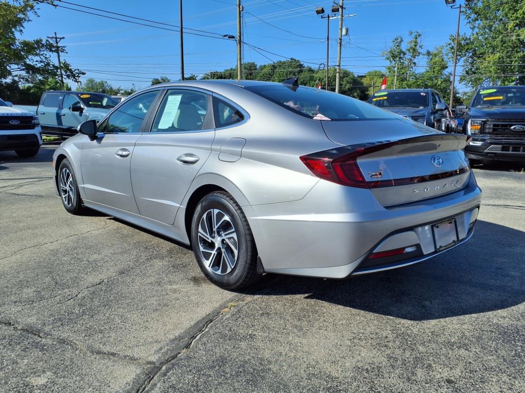 2022 Hyundai Sonata Hybrid Blue photo 4