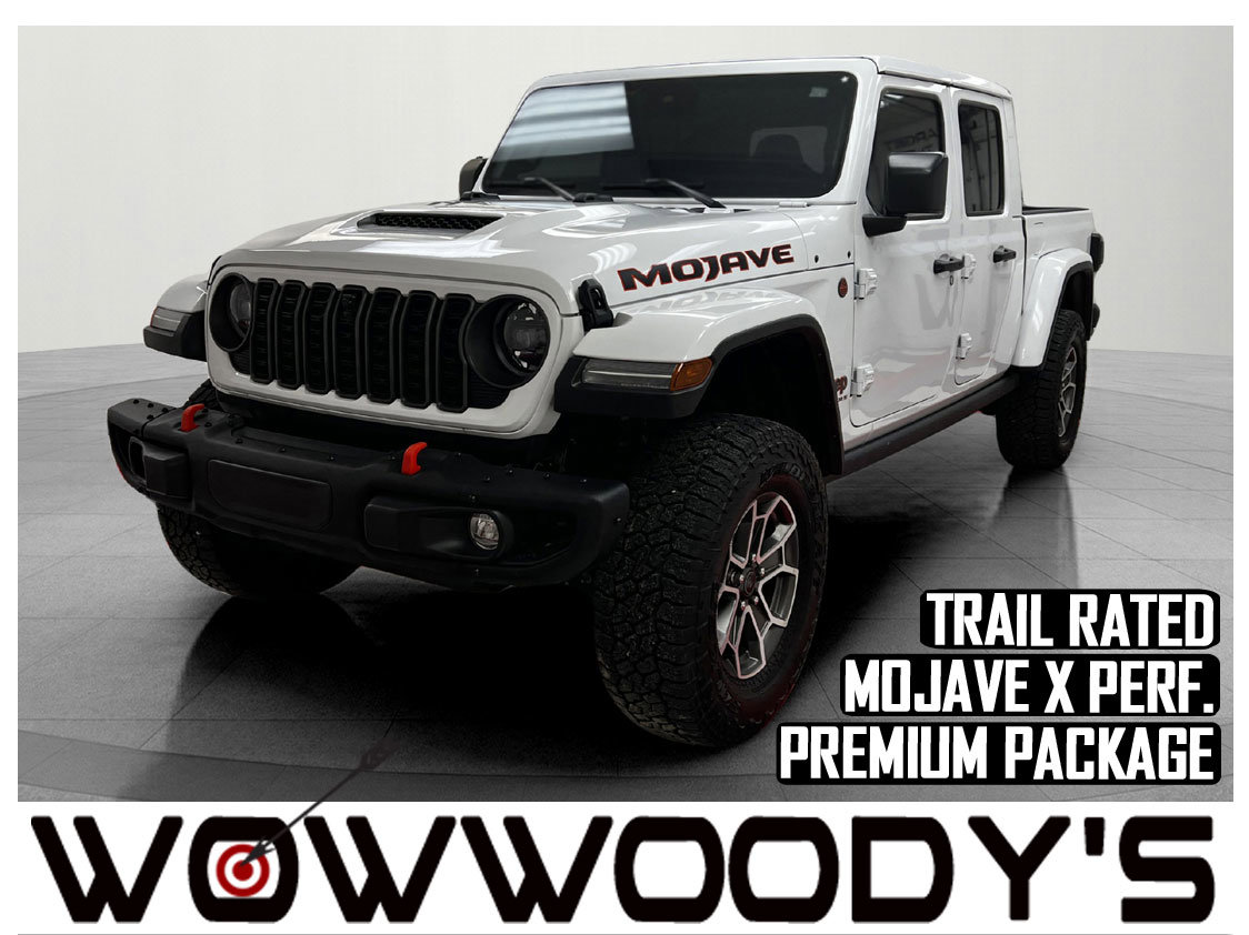 Used 2024 Jeep Gladiator Mojave X Crew Cab 4X4 3.6L V6 Mojave X Package Hard TOP Convertible Tow Package Bed Liner Leather Heated Seats
