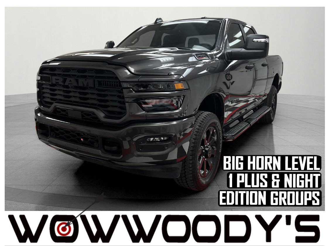 Used 2025 RAM 2500 BIG Horn Crew Cab 4X4 6.4L V8 HEMI BIG Horn Level 1 Plus Group Night Edition Tow Package Bed Liner