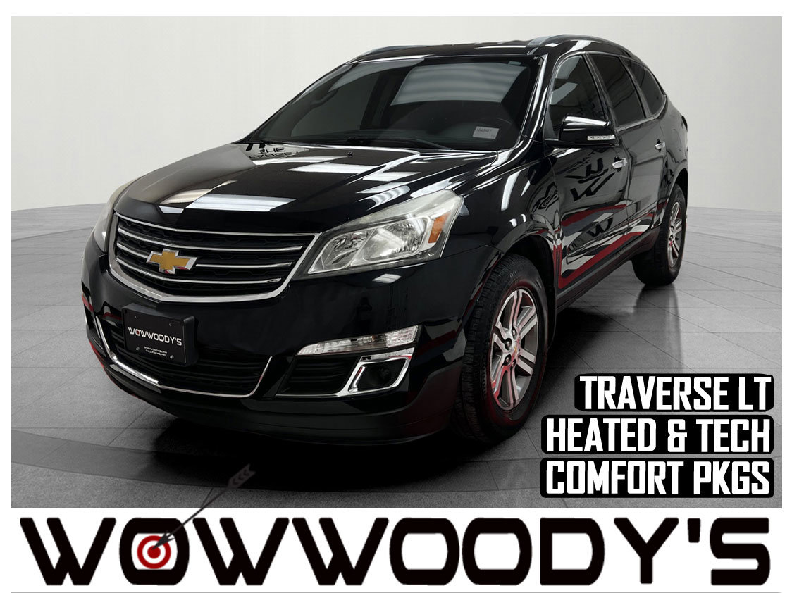 Used 2016 Chevrolet Traverse LT AWD 3.6L V6 Heated Seats Remote Start Backup Camera Third Row Seating