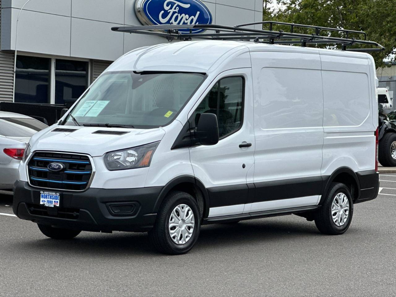 Used 2022 Ford E-Transit Cargo Van Base with VIN 1FTBW9CK3NKA42344 for sale in Portland, OR