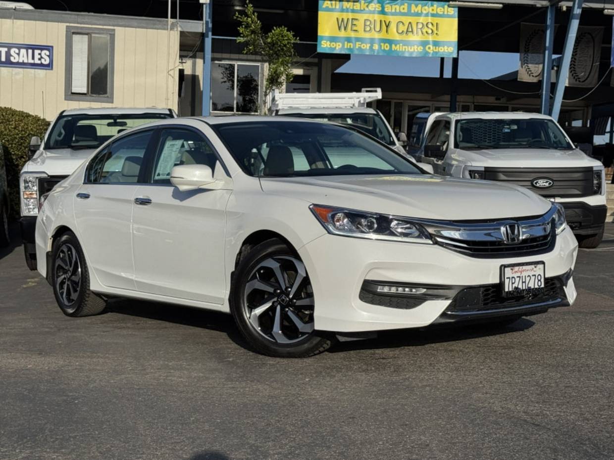Used 2016 Honda Accord EX-L with VIN 1HGCR2F95GA053271 for sale in Encinitas, CA