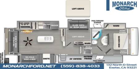 2021 Forest River Sandpiper 3660 MB 42'