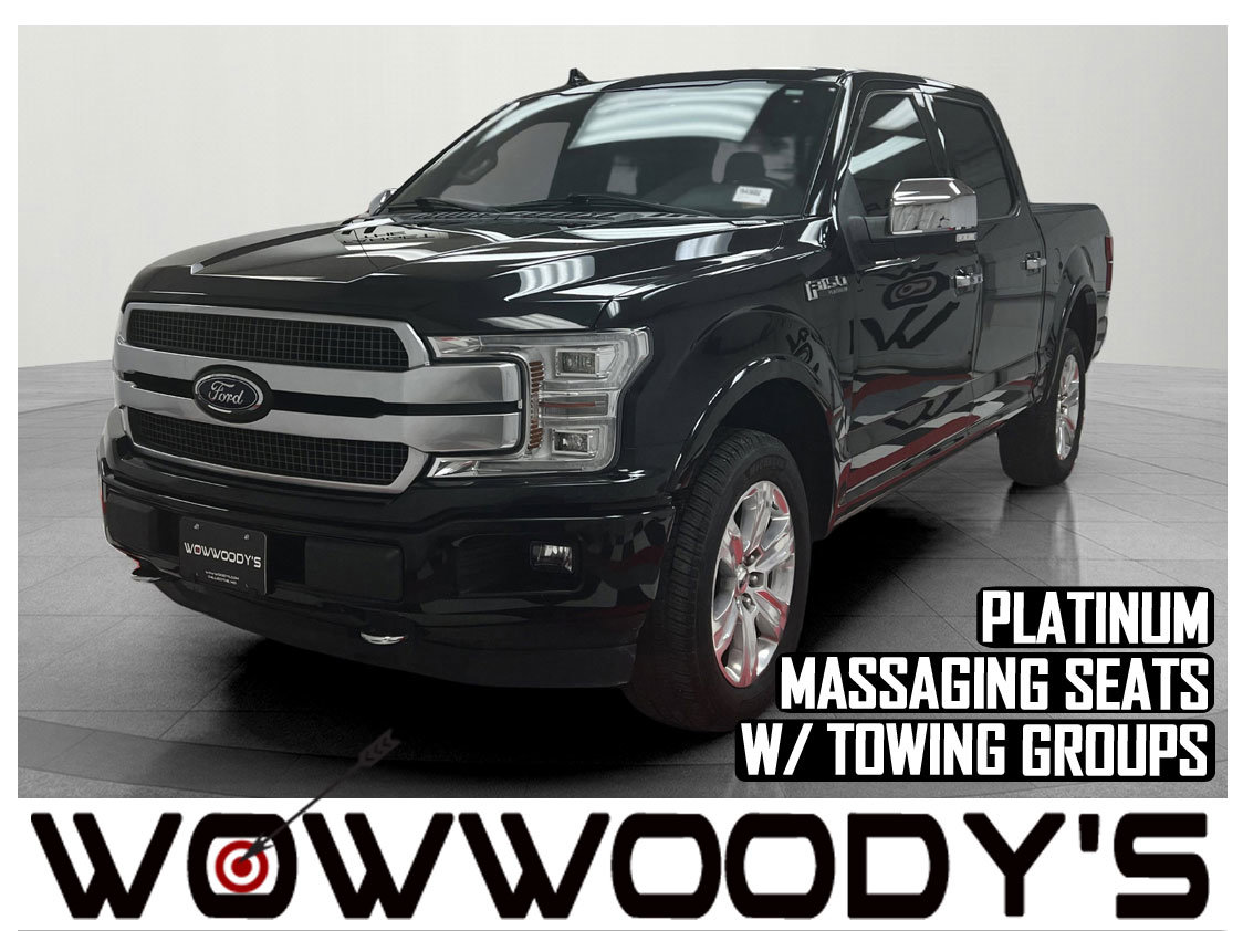 Used 2019 Ford F-150 Platinum Crew Cab 4X4 3.5L V6 EcoBoost® Tow Package Leather Heated Cooled Seats Remote Start