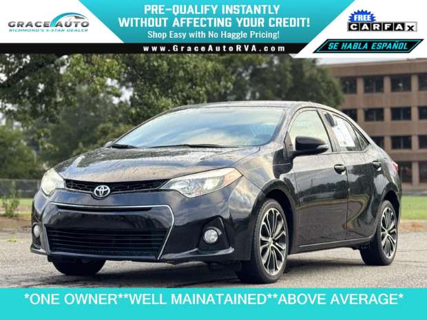 2016 Toyota Corolla S Plus