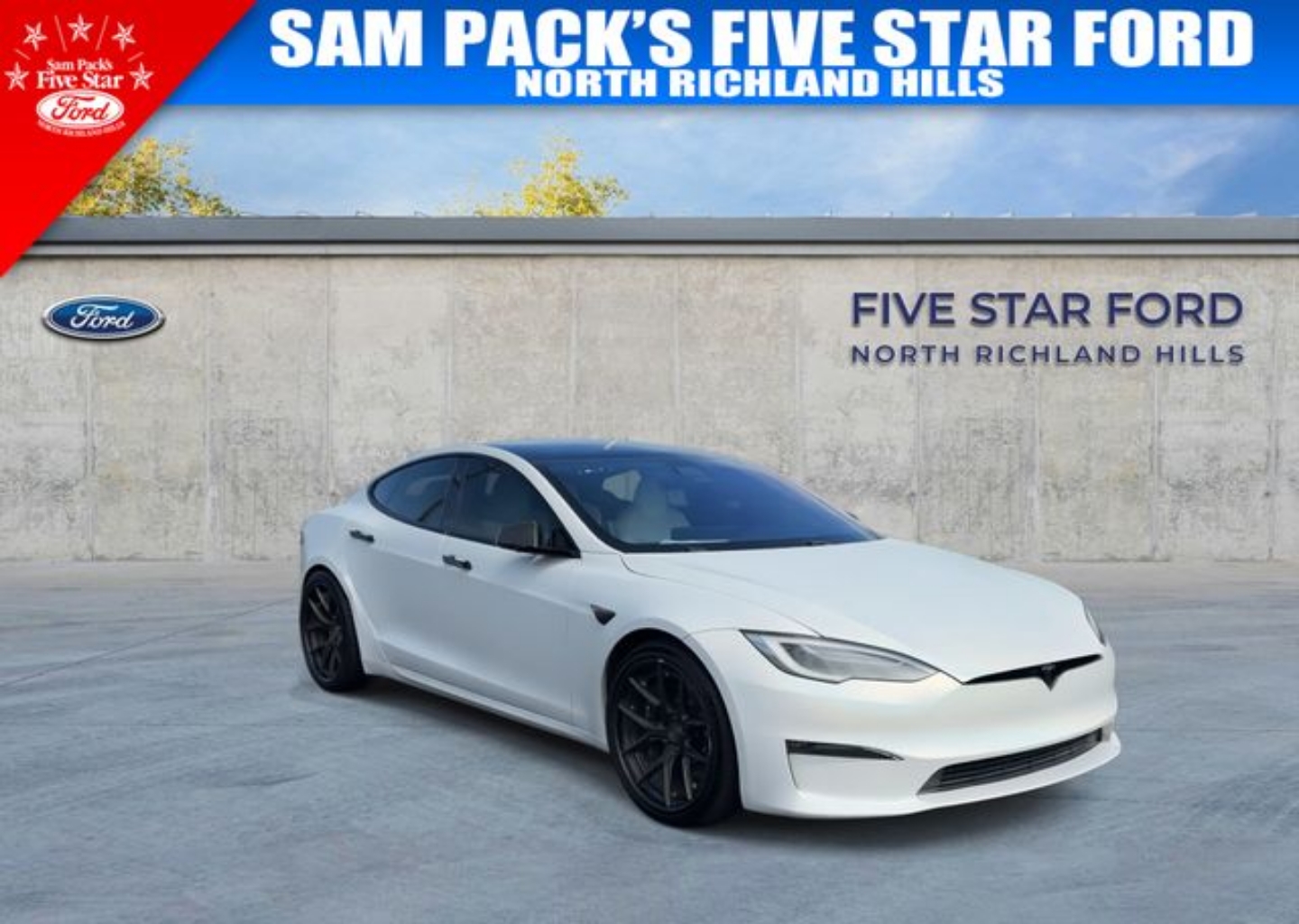 Used 2022 Tesla Model S Plaid with VIN 5YJSA1E61NF461774 for sale in Fort Worth, TX