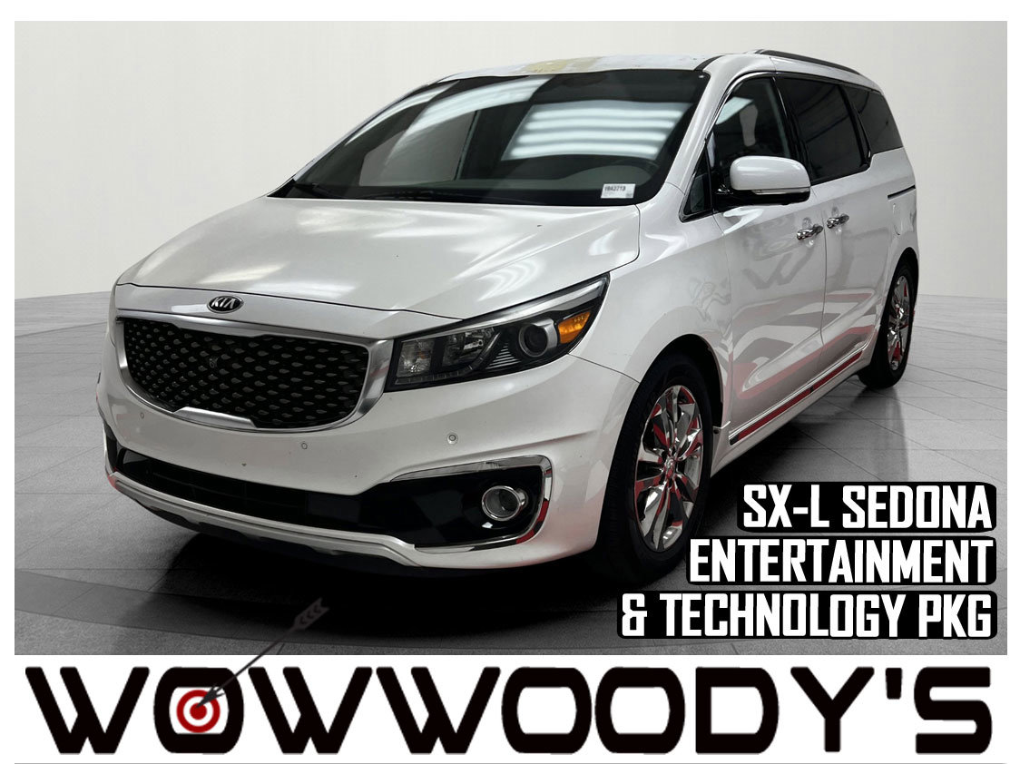 Used 2018 Kia Sedona SX-L FWD 3.3L V6 Leather Heated Cooled Seats Navigation Advanced Safety Third Row Seating