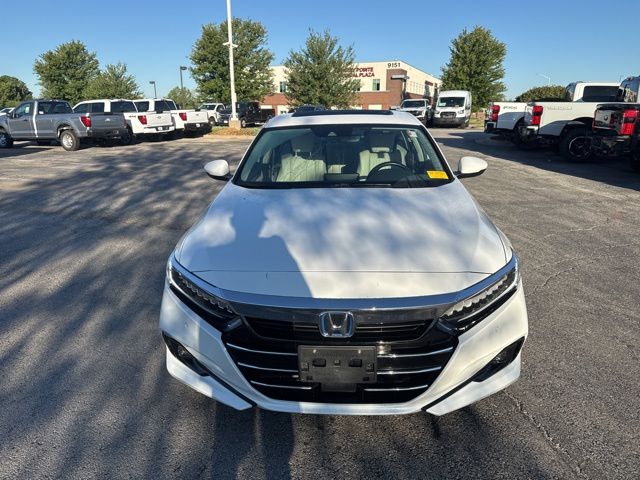 Used 2022 Honda Accord Hybrid EX-L with VIN 1HGCV3F56NA011316 for sale in Kansas City