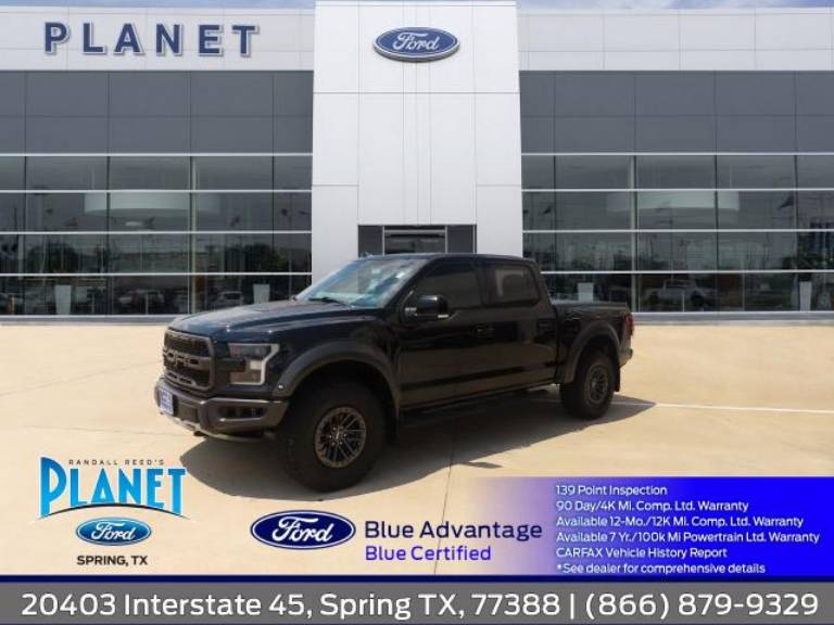 2019 Ford F-150 Raptor 4WD SuperCrew 5.5' Box