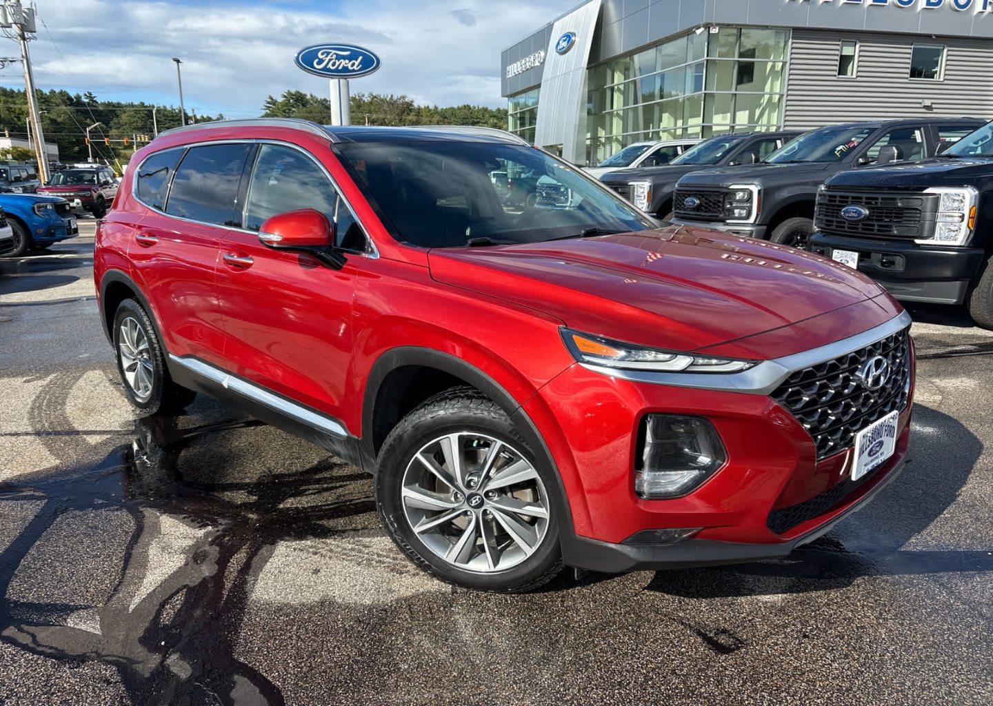 Used 2020 Hyundai Santa Fe SEL with VIN 5NMS3CAD1LH200750 for sale in Hillsborough, NH