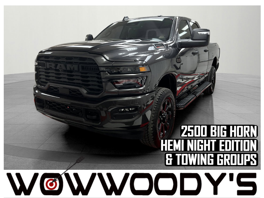 Used 2025 RAM 2500 BIG Horn Crew Cab 4X4 6.4L V8 HEMI BIG Horn Level 1 Plus Group Night Edition Tow Package Bed Liner