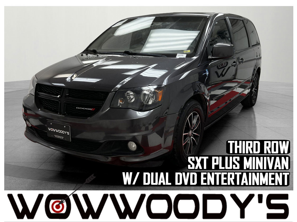 Used 2015 Dodge Grand Caravan SXT Plus FWD 3.6L V6 Dual DVD Entertainment Uconnect Blacktop Package Driver Convenience Group Third Row Seating