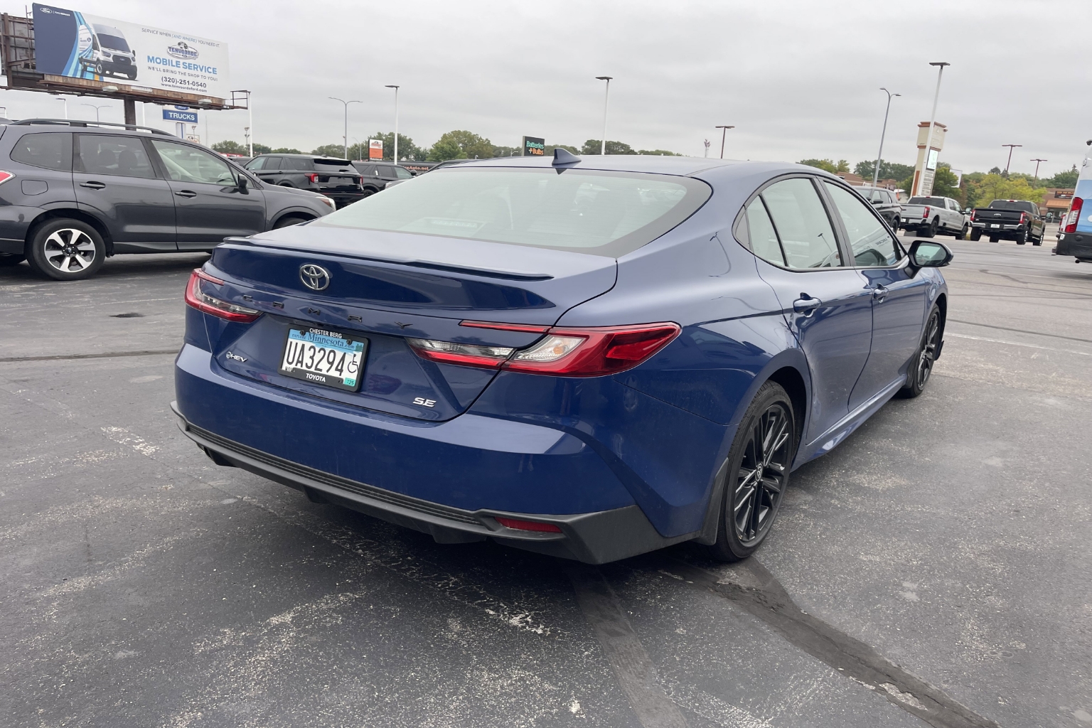 Used 2025 Toyota Camry SE with VIN 4T1DAACK1SU071779 for sale in St. Cloud, Minnesota