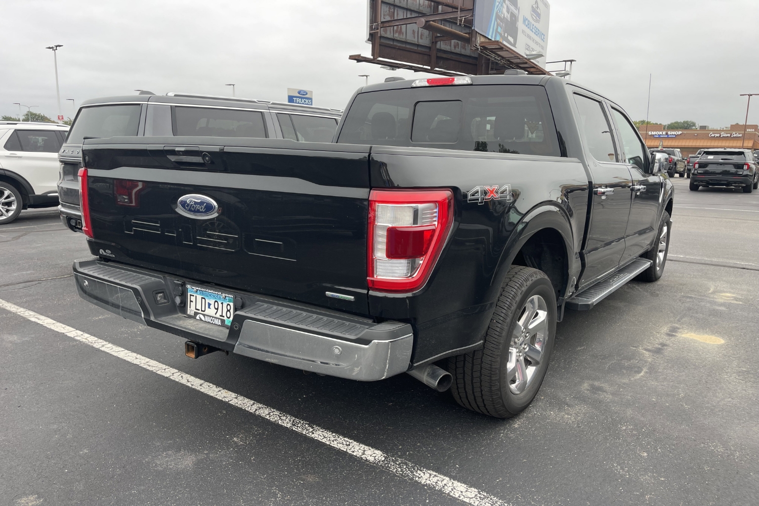 Used 2021 Ford F-150 Lariat with VIN 1FTFW1E87MFA27468 for sale in St. Cloud, Minnesota
