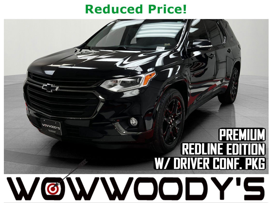 Used 2019 Chevrolet Traverse Premier FWD 3.6L V6 Redline Edition Driver Confidence Package II Leather Heated Cooled Seats Third Row Seating