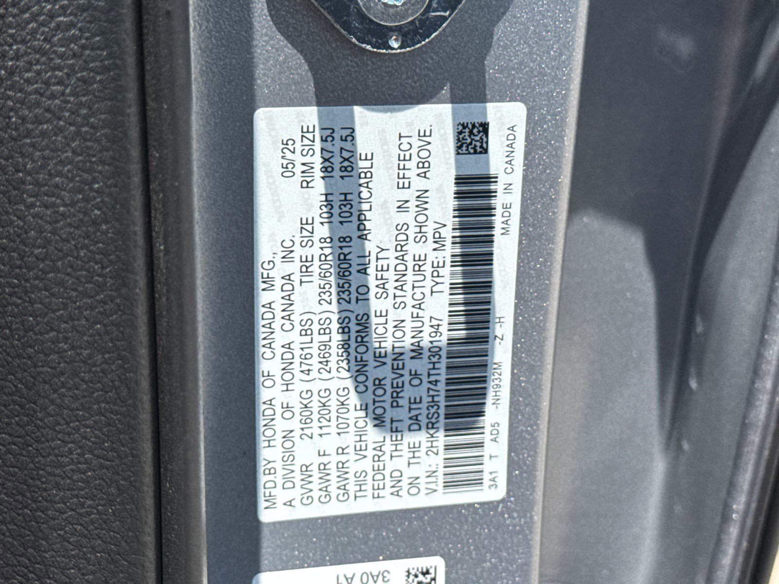 2026 Honda CR-V EX-L photo 26