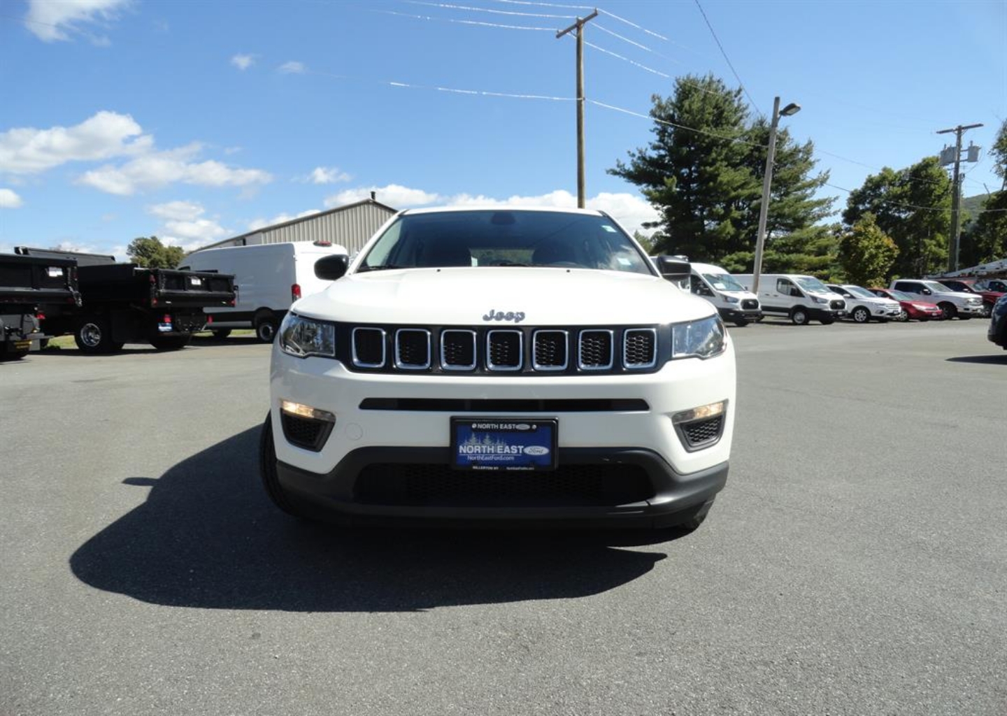 Used 2019 Jeep Compass Sport with VIN 3C4NJDAB0KT651760 for sale in Millerton, NY