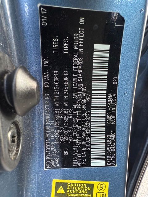 2017 Toyota Highlander SE XLE photo 41