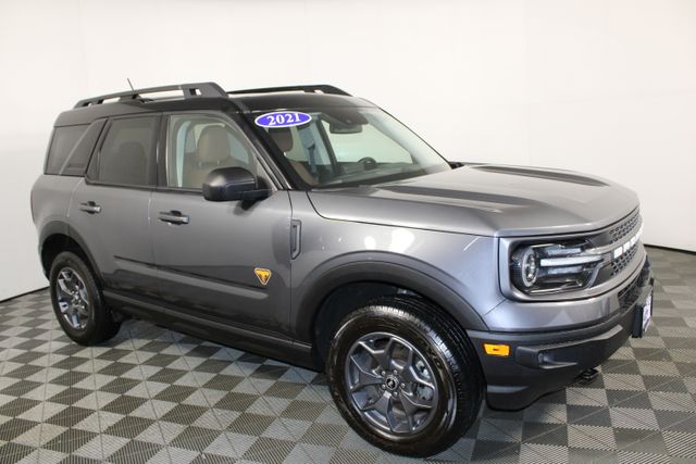 Used 2021 Ford Bronco Sport Badlands with VIN 3FMCR9D98MRA31112 for sale in Kansas City