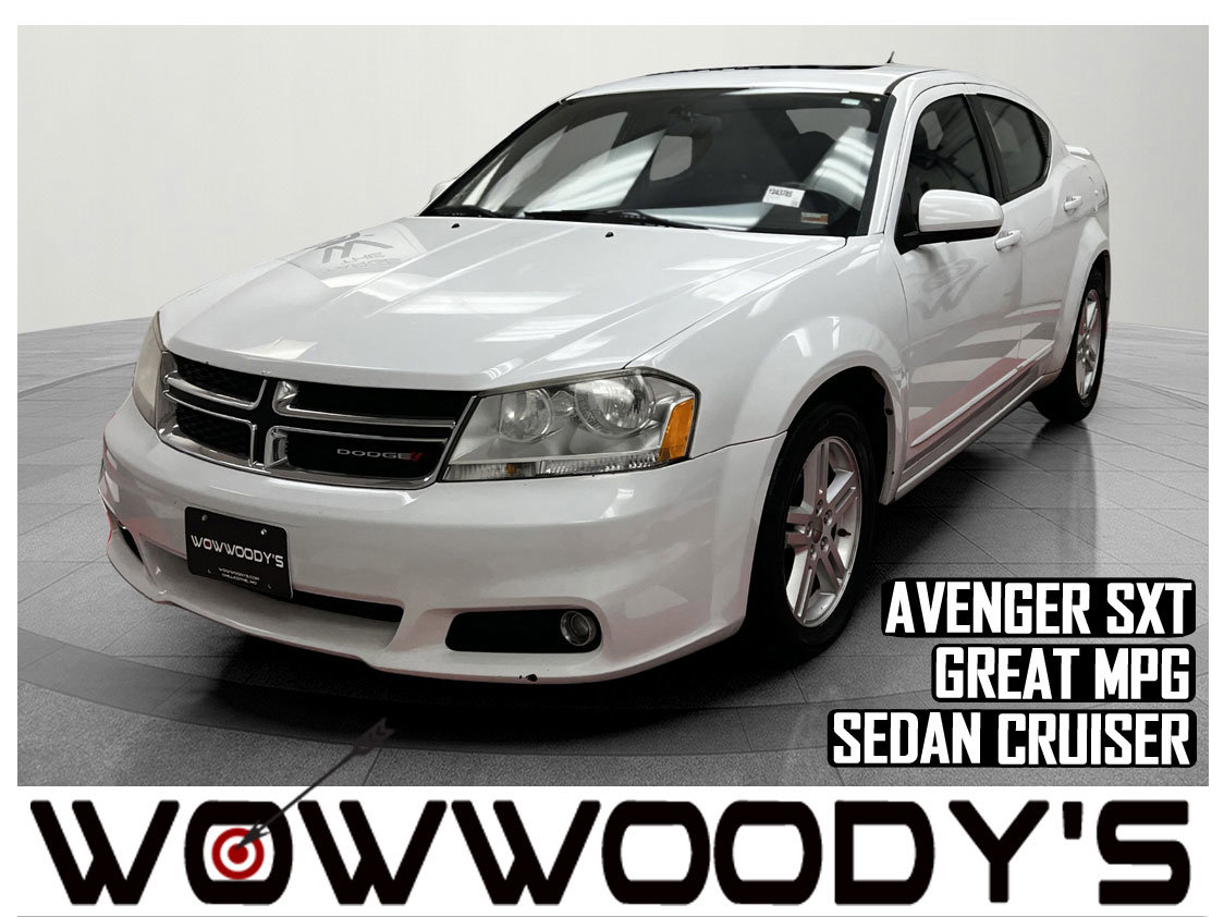 Used 2013 Dodge Avenger SXT FWD 2.4L I4 Power Sunroof Cruise Control CD Stereo 29MPG