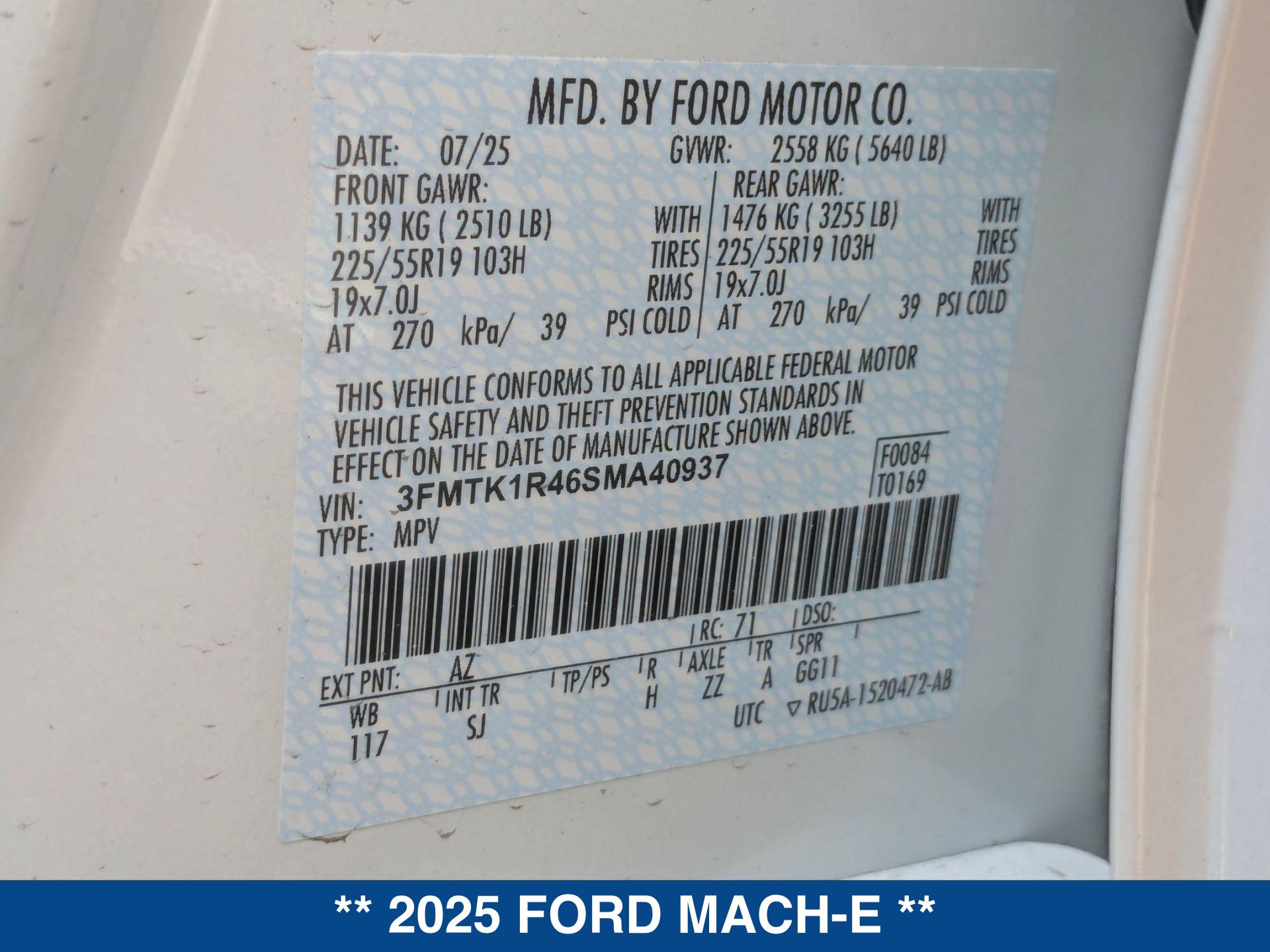 2025 Ford Mustang Mach-E Select photo 21