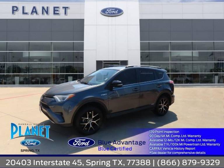 2018 Toyota RAV4 Hybrid SE AWD