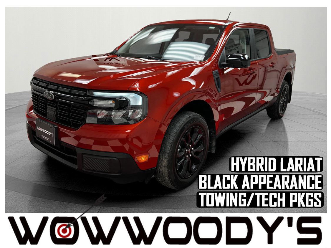 Used 2024 Ford Maverick LARIAT Crew Cab FWD 2.5L I4 Hybrid Leather Heated Seats Tow Package Bed Cover Remote Start