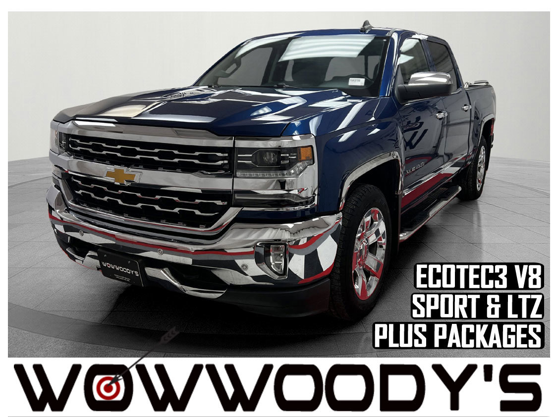 Used 2016 Chevrolet Silverado 1500 LTZ Crew Cab 4X4 5.3L V8 EcoTec3 V8 Sport Package LTZ Plus Package Tow Package Bed Liner