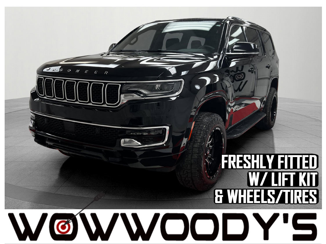 Used 2023 Jeep Wagoneer 4X4 4X4 3.0L I6 Hurricane SO Twin Turbo HD Tow Package Lift KIT Brand New Wheels AND Tires Third Row Seating