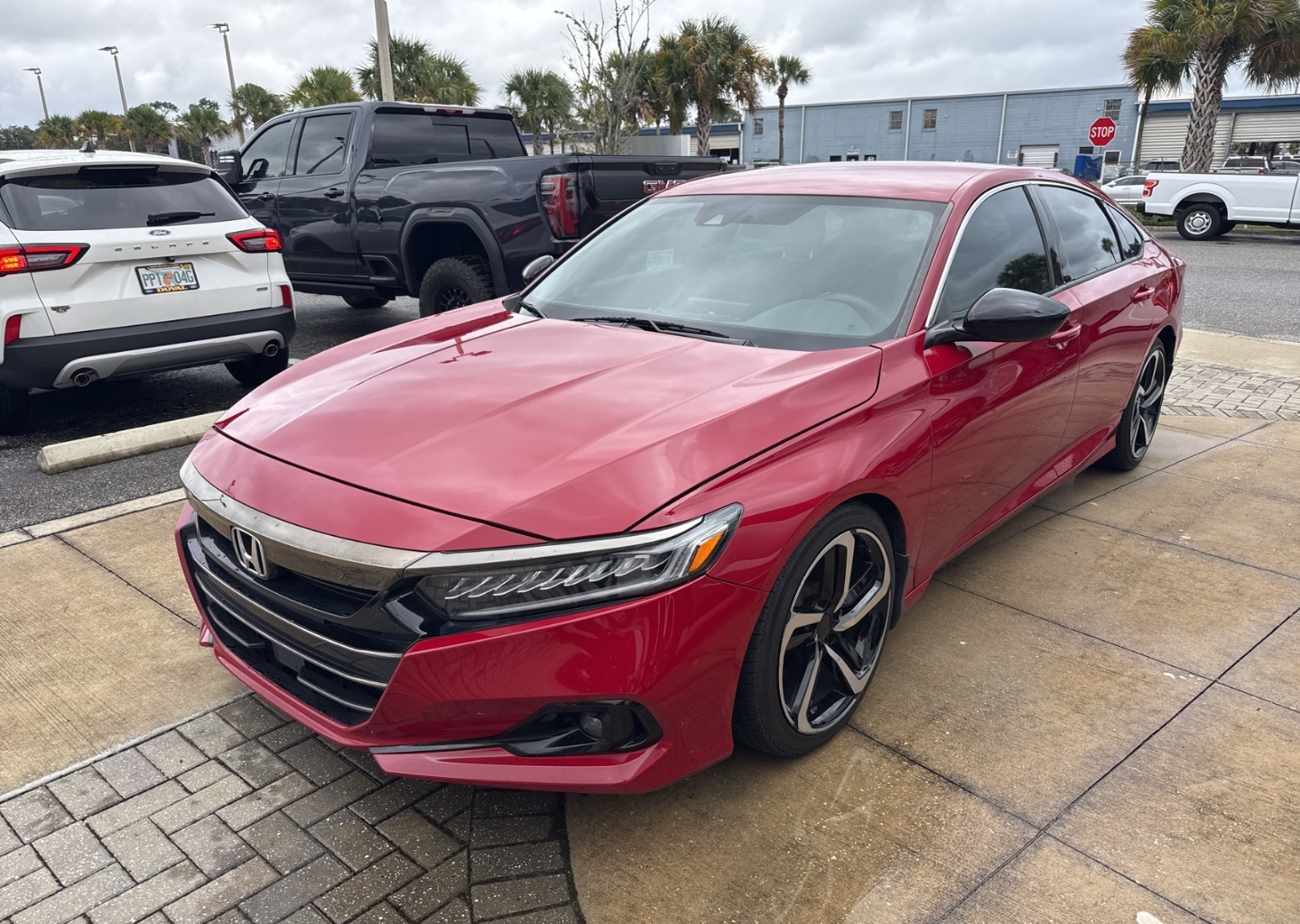 Used 2022 Honda Accord Sport with VIN 1HGCV1F33NA015097 for sale in Kansas City