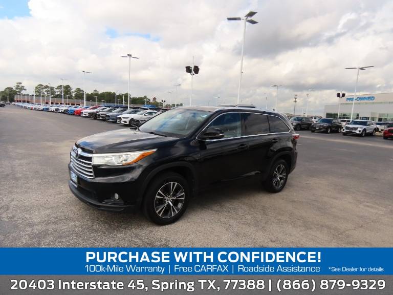 2016 Toyota Highlander FWD 4DR V6 XLE