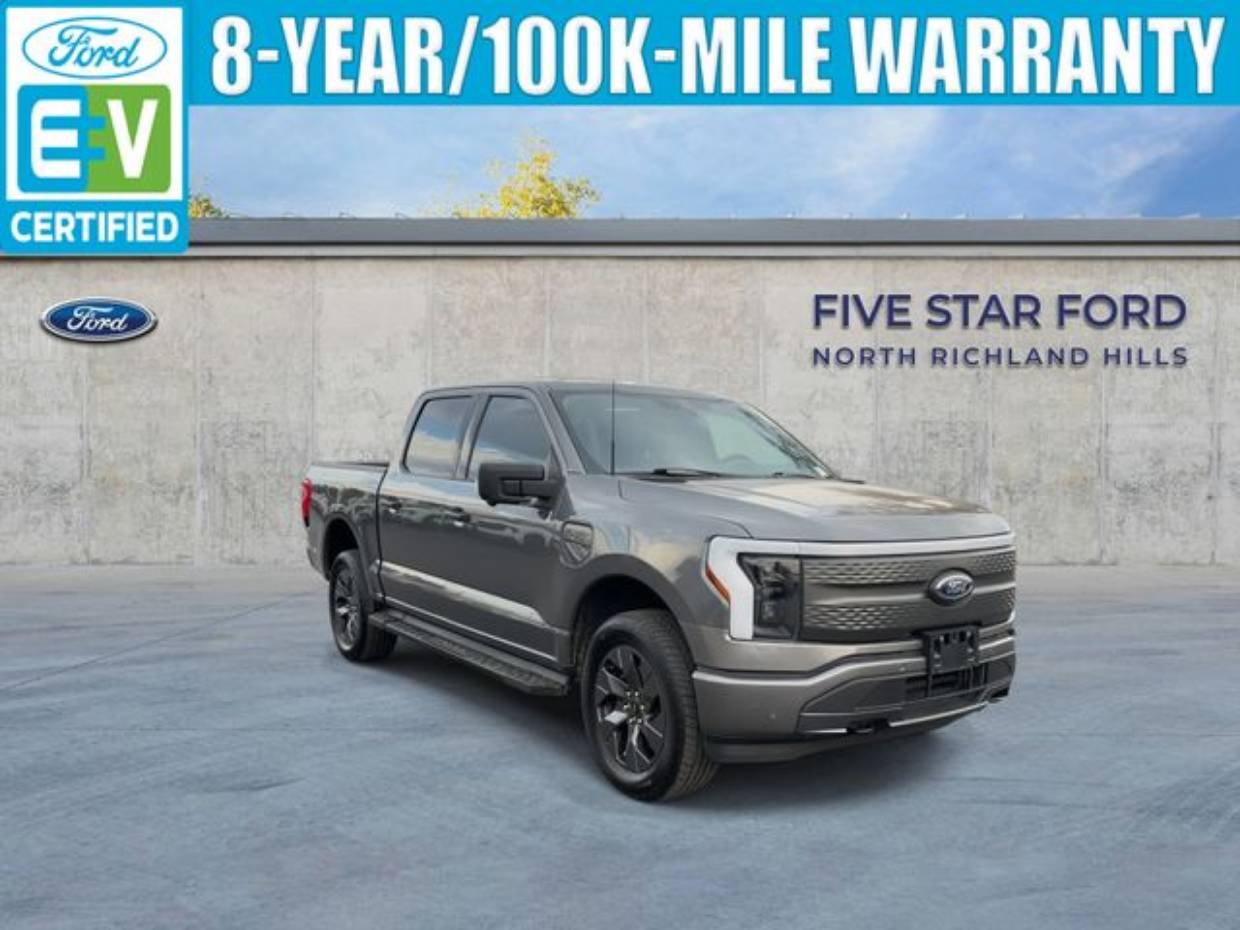 Certified 2022 Ford F-150 Lightning XLT with VIN 1FTVW1EL3NWG00237 for sale in Carrollton, TX