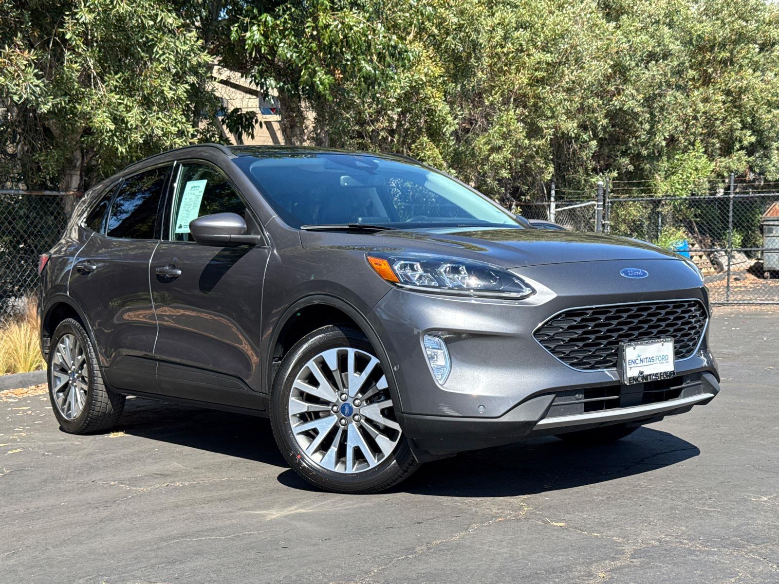 Used 2021 Ford Escape Titanium with VIN 1FMCU9J95MUA58361 for sale in Encinitas, CA