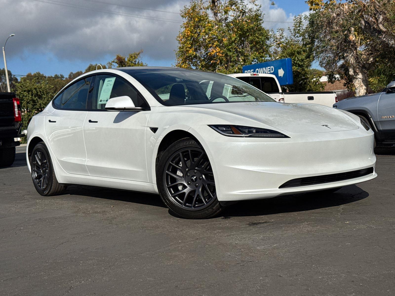 Used 2024 Tesla Model 3 Base with VIN 5YJ3E1EA3RF846997 for sale in Encinitas, CA